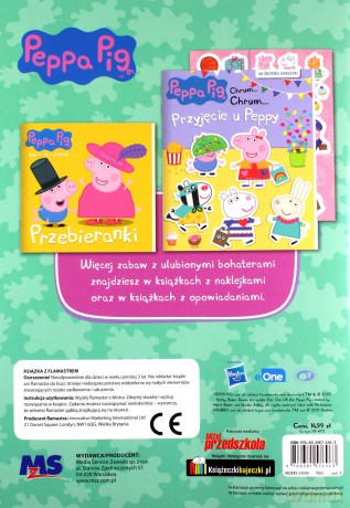 Peppa Pig Ogródek Peppy Zadania do ścierania (ze zmywalnym flamastrem) [KSIĄŻKA]