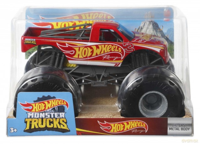 Pojazd Monster Truck Pojazd 1:24 Czerwony wyścigowy
