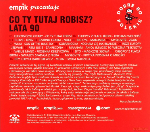 Dobre Bo Polskie - Co Ty Tutaj Robisz Best Of 90's! [CD]