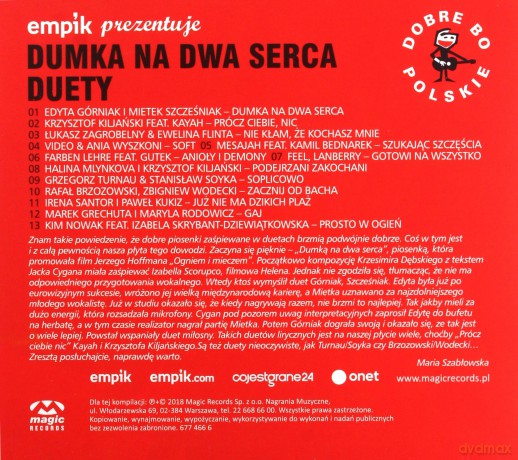 Dobre Bo Polskie - Dumka Na Dwa Serca - Duety [CD]