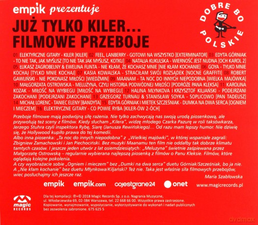 Dobre Bo Polskie - Już Tylko Killer - Filmowe Przeboje [CD]