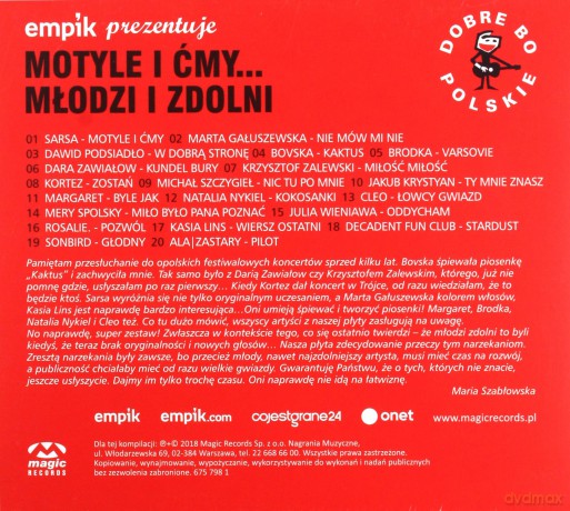 Dobre Bo Polskie - Motyle I Ćmy - Młodzi I Zdolni [CD]