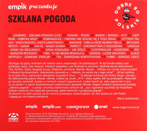 Dobre Bo Polskie - Szklana Pogoda - Klasyka Rocka [CD]