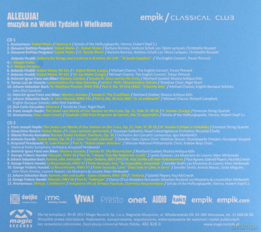 Classical Club - Alleluja! Muzyka Na Wielki Tydzień I Wielkanoc [2CD]