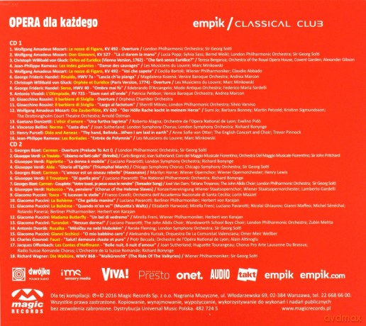 Classical Club - Opera Dla Każdego [2CD]
