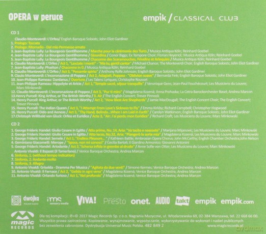 Classical Club - Opera W Peruce [2CD]