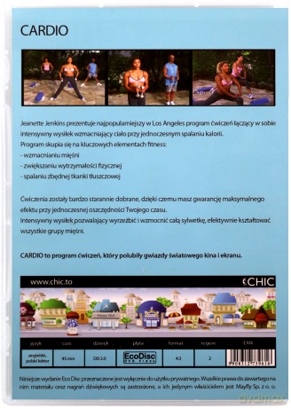 Chic - Jeanette Jenkins: Cardio / Szczupłe uda / Astanga joga [3DVD]