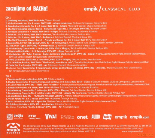 Classical Club - Zacznijmy Od Bacha! [2CD]