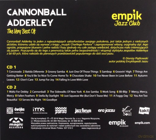 Cannonbal Adderley: Jazz Club [2CD]