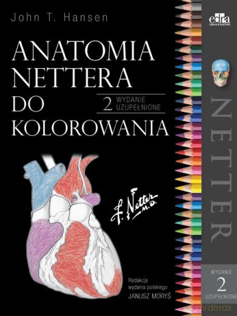 Anatomia Nettera do kolorowania - J.T. Hansen [KSIĄŻKA]
