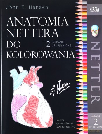 Anatomia Nettera do kolorowania - J.T. Hansen [KSIĄŻKA]