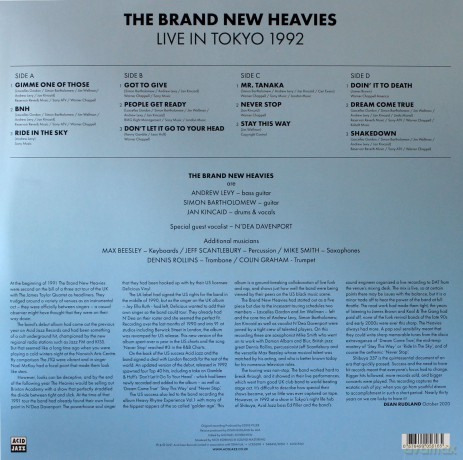 Brand New Heavies: Live In Tokyo 1992 [2xWinyl]