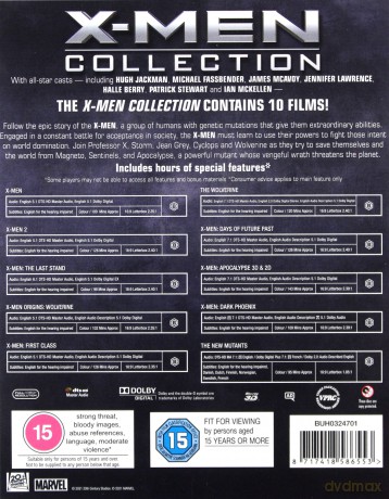 Marvel Studio's X-Men 1-10 Collection [BOX] [10xBlu-Ray]