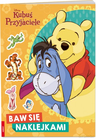 Kubuś i przyjaciele Baw się naklejkami STJ-9106 [KSIĄŻKA]