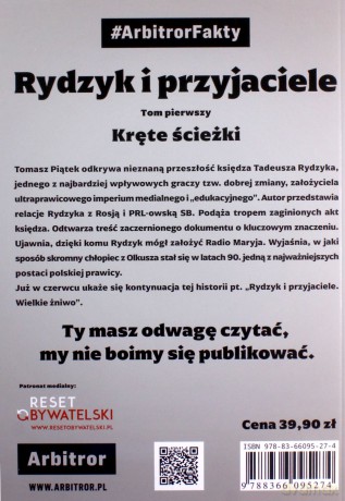 Rydzyk i przyjaciele. Kręte ścieżki. - Tomasz Piątek [KSIĄŻKA]