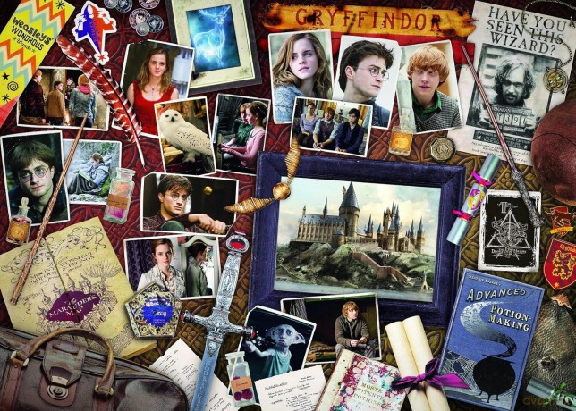TREFL 500 el. Pamiątki z Hogwartu (374001) [PUZZLE]