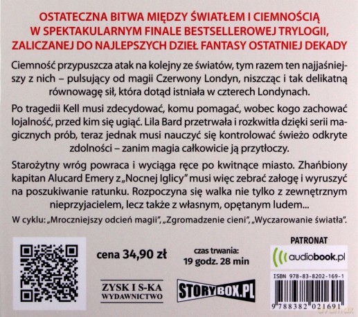 Wyczarowanie światła. Odcienie magii (Tom 3) - V.E. Schwab [AUDIOBOOK]