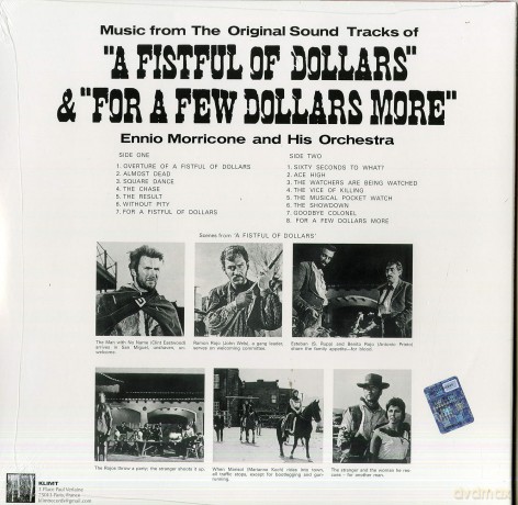 A Fistful Of Dollars & For A Few Dollars More soundtrack (Ennio Morricone) [Winyl]