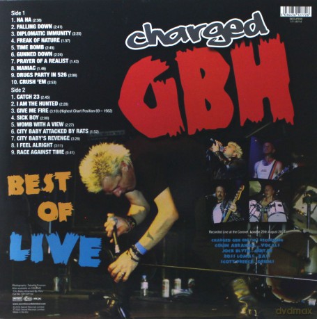 Charged G.B.H.: Best Of Live [Winyl]
