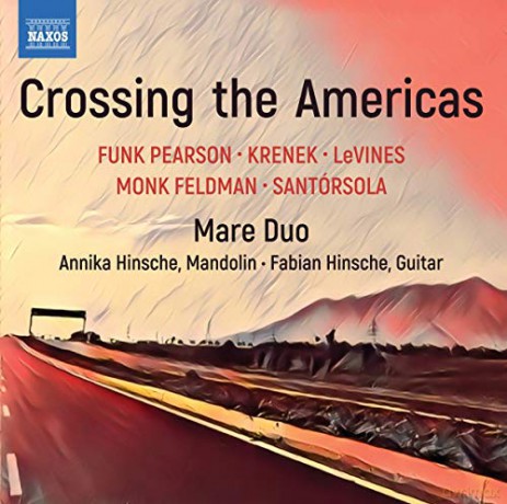 Mare Duo: Crossing The Americas: Funk Pearson. Krenek. Levines. Monk Feldman. Santorsola [CD]