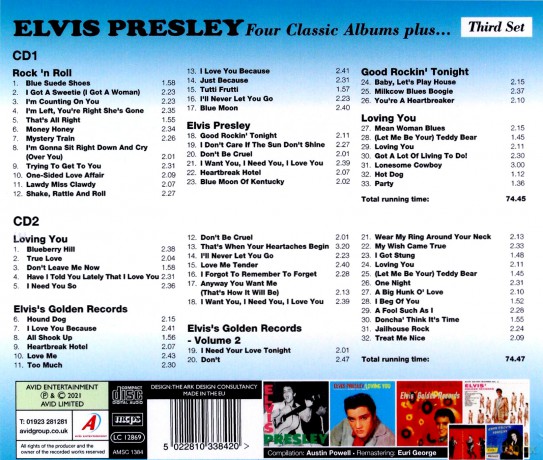Elvis Presley: Four Classic Albums Plus [2CD]