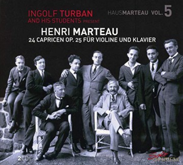 Henri Marteau: 24 Capricen Op.25 For Violin And Piano. Vol. 5 [2CD]