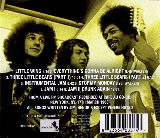 Jimi Hendrix: Live At The Cafe Au Go Go [CD]