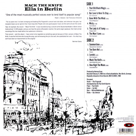 Ella Fitzgerald: Mack The Knife - Ella In Berlin [Winyl]