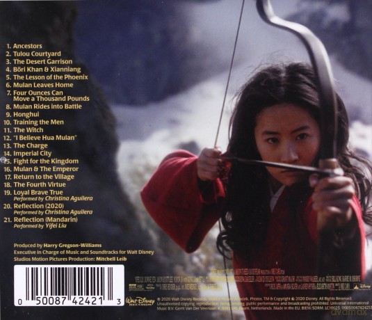Mulan soundtrack soundtrack (Harry Gregson-Williams) [CD]