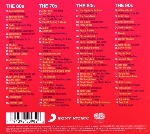 Now Decades Of Love [4CD]