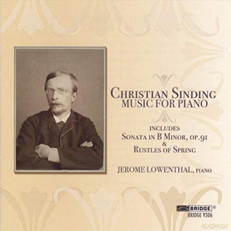 Jerome Lowenthal: Sindingmusic For Piano [CD]