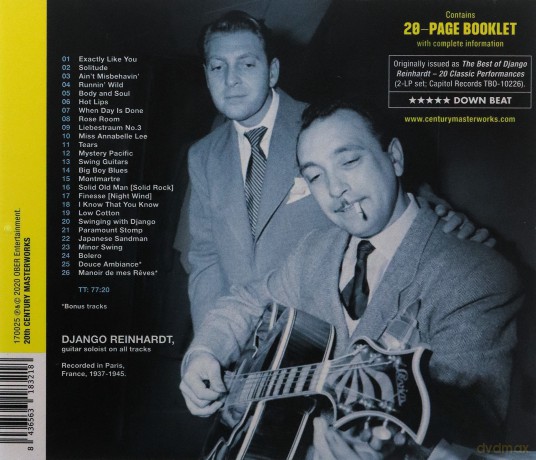 Django Reinhardt: The Best Of Django Reinhardt (+2 Bonus Tracks) [CD]
