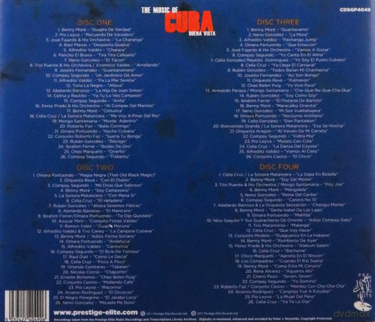 The Music Of Cuba [4CD]