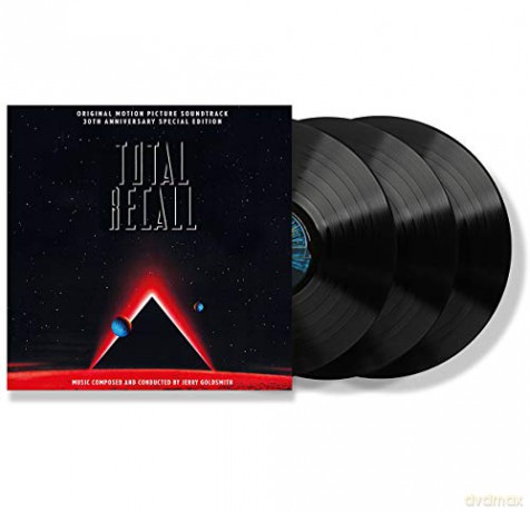 Total Recall (30th Anniversary) soundtrack (Jerry Goldsmith) [3xWinyl]