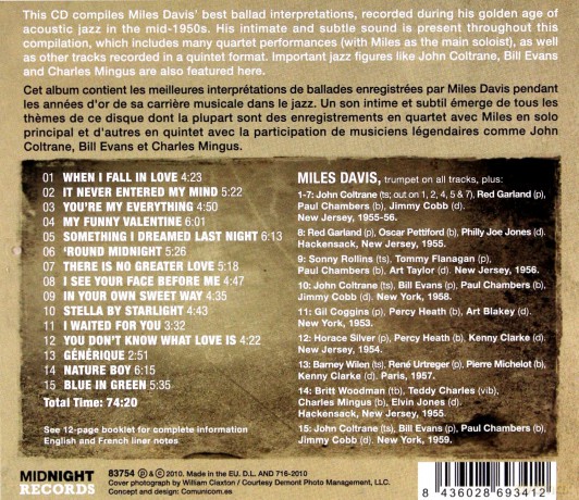 Miles Davis: Ballads [CD]