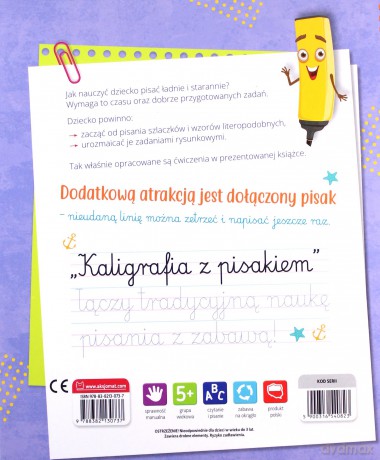 Kaligrafia z pisakiem. Uczę się ładnie pisać - Anna Podgórska [KSIĄŻKA]