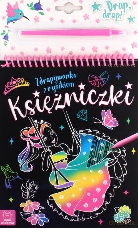 Księżniczki. Zdrapywanka z rysikiem - Anna Podgórska [KSIĄŻKA]