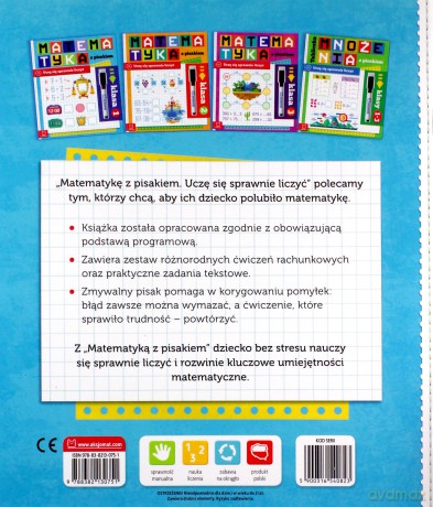 Matematyka z pisakiem. Uczę się sprawnie liczyć. Klasa 1 - Agnieszka Bator [KSIĄŻKA]