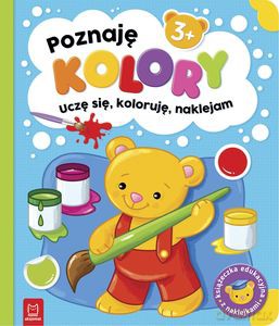 Poznaję kolory. Uczę się, koloruję, naklejam. 3+ - Sylwia Kajdana [KSIĄŻKA]