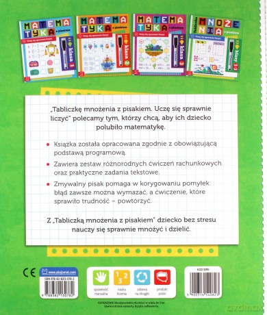 Tabliczka mnożenia z pisakiem. Uczę się sprawnie liczyć. Klasy 1-3 - Agnieszka Bator [KSIĄŻKA]