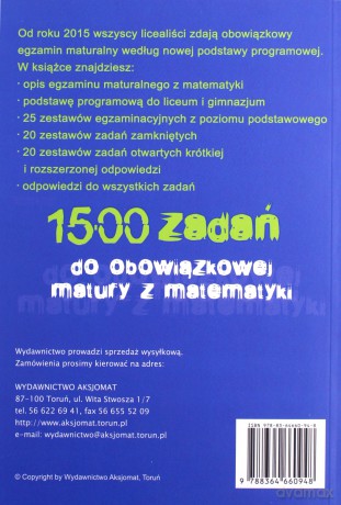 Testy maturalne matematyka 2021 - poziom podstawowy [KSIĄŻKA]