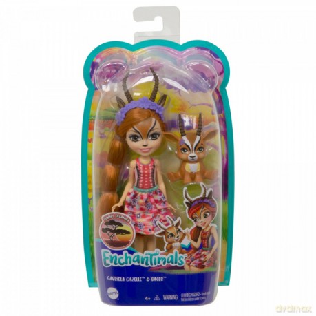 Lalka Enchantimals + zwierzątko dodatkowe Gazela