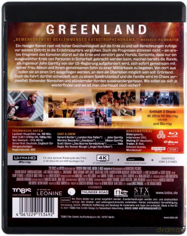 Greenland [Blu-Ray 4K]+[Blu-Ray]