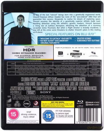 Gattaca - szok przyszłość [Blu-Ray 4K]