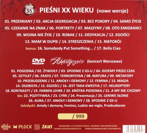 Farben Lehre: Pieśni XX Wieku (Deluxe) [CD]+[DVD]