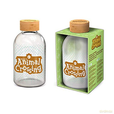 ANIMAL CROSSING - Mała szklana butelka  - 620 ml