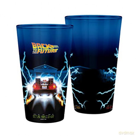 BACK TO THE FUTURE - Duża szklanka - 400 ml -DeLorean