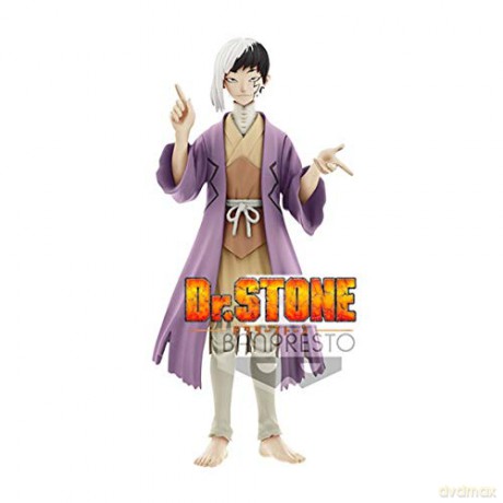 DR STONE - STONE WORLD GEN ASAGIRI&SENKU ISHIGAMI(A:GEN ASAGIRI) 18 cm