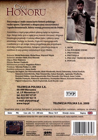 Czas Honoru sezon 1 (odcinki 1-6) [2DVD]