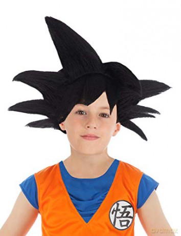 DRAGON BALL Z - Child Wig SON GOKU - Black